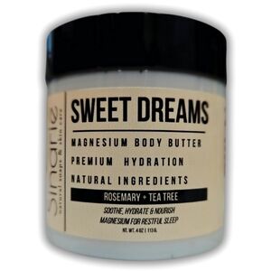 Rosemary & Tea Tree Magnesium Emulsified Body Butter Restful Sleep Stress Relief